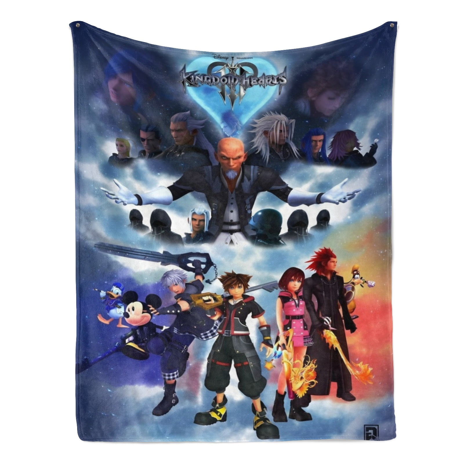 Kingdom Hearts blanket this soft durable flannel blanket Ideal for