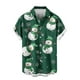thumbnail image 5 of Seeotter Christmas Button Up Shirt for Men Fun Printed Casual Short Sleeve Hawaiian Santa Shirt, 5 of 6