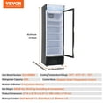 thumbnail image 6 of KFFKFF 14.8 Cu.Ft/420L Commercial Merchandiser Refrigerator Cooler with 5 Shelves, 6 of 9