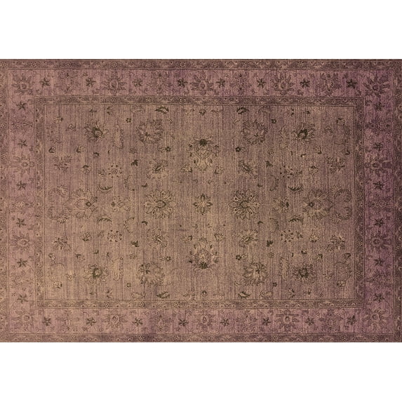 Ahgly Company Indoor Rectangle Oriental Brown Industrial Area Rugs, 2' x 3'
