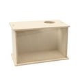 thumbnail image 1 of lionlar Hamster Digging Box Hamster Sand Bath Box Bed Visible Playing Hideout Rest Hutch 25cmx15cmx15cm, 1 of 9