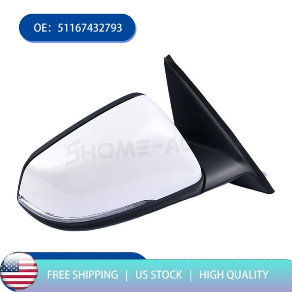 Right Side Mirror With Turn Signal Fits For BMW X1 2016-2021 Side View Mirror 718011184175 1KPBW1214030