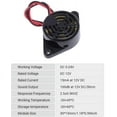 thumbnail image 5 of 3PCS Buzzer Alarm Electronic Beep Buzzer DC 3V 12V 24V Active Piezo Buzzer 100dB Tone Alarm Ringer Continous Sound, 5 of 5