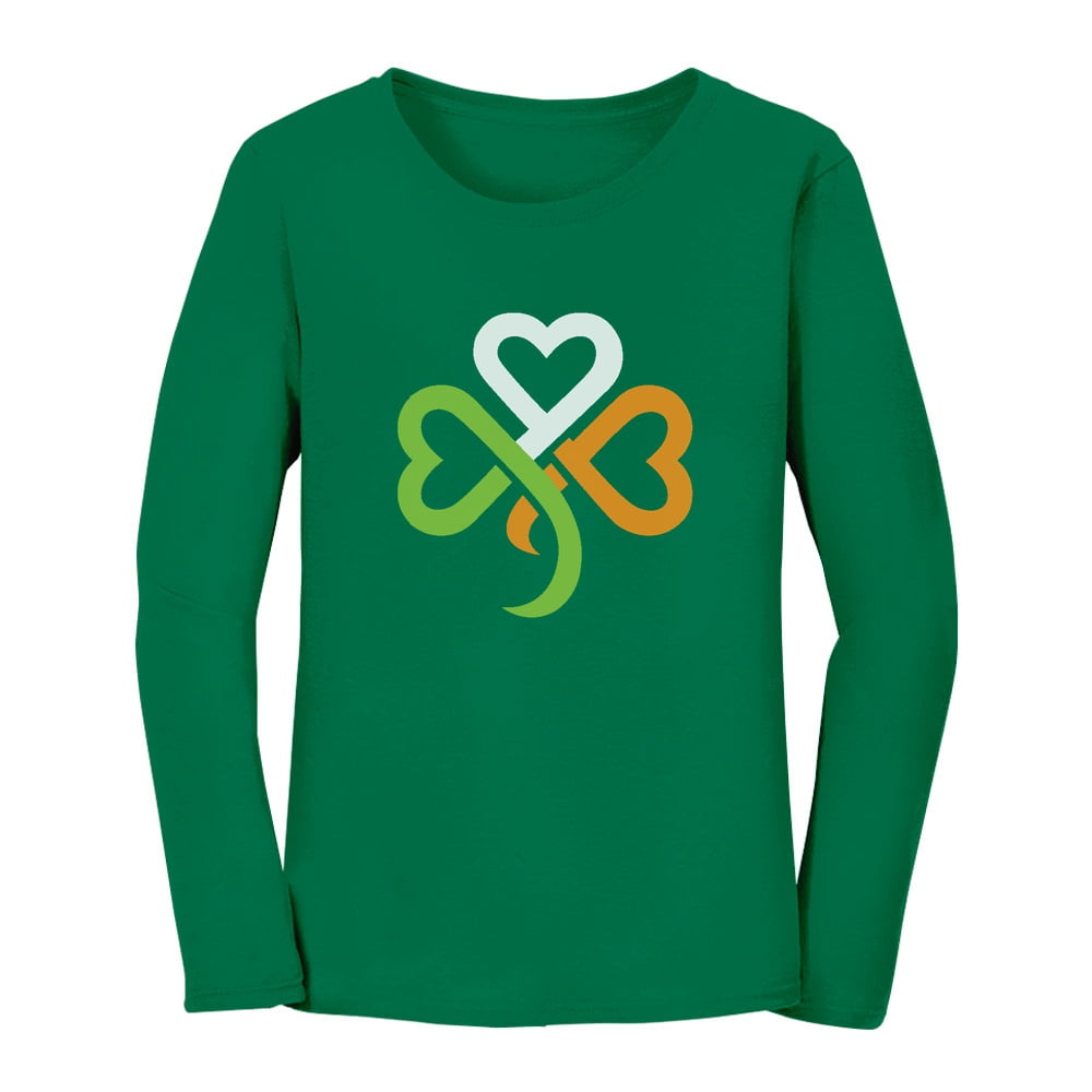 St Paddy's Day Shirt Irish Clover Shirt St Patrick Day Shirt Shamrock Heart Shirt Valentine Day Gift Patrick's Day Gifts