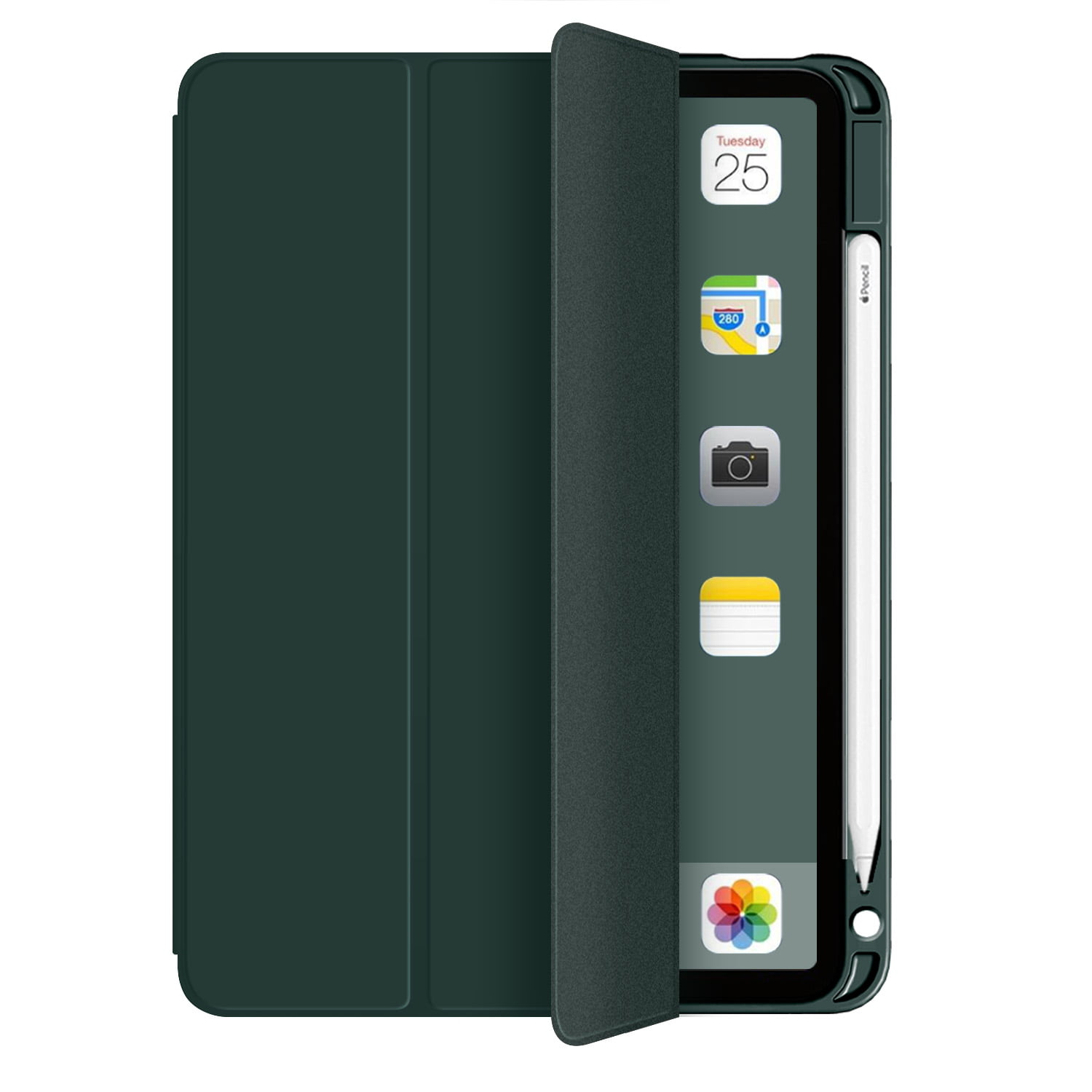 Allytech iPad Air 4 5 Case, iPad Air 10.9 5th 4th Gen Case, Build-in  Pencil Holder Protection Drop Proof Kickstand Kids Friendly Cover Case for  Apple iPad Air 5 4 2022 2020, Navyblue/Olivine 
