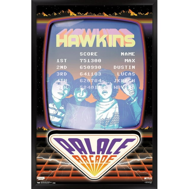 Netflix Stranger Things: Season 2 - Palace Arcade Wall Poster, 22.375" x 34"