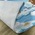 thumbnail image 5 of Ambesonne Animal Place Mats Set of 4, Polar Bears Seal Penguins, Standard Size, Sky Blue and White, 5 of 6