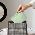 thumbnail image 4 of 1 pieza pequeña mini bolsa de almacenamiento bolsa de maquillaje multifuncional pequeña billetera cero: 11,5 * 12 * 1 cm Verde menta, 4 of 5