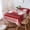 Red, variant on Blue Ombre Stripe Tablecloth Square Table Cloth 54x54, Waterproof Outdoor Table Cloth Covers Decorative Table Protector, Farmhouse Simple Striped Washable Table Cover for Kitchen Dinning Party