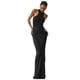 thumbnail image 2 of Vestido de Verano para Mujer, Elegante, Sin Mangas, con Cuello Halter y Ajustado. Negro S, 2 of 10