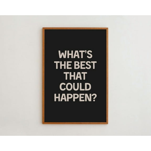 Motivational Quote Wall Art Poster Modern Typography Poster Poster Wall Art For Decor Present , Poster Only