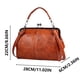 thumbnail image 4 of Xihbxyly Elegante Bolso Geométrico Vintage de Piel Sintética, Bandolera de Gran Capacidad, con Cierre de Hebilla, Imprescindible para El Día a Día de Mujer, Correa Ajustable Incluida., 4 of 6