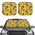 thumbnail image 6 of Lsque Bees and Sunflowers 2 PCS Windshield Sun Shade | CarFoldable Window Covers | Car Accessories Reflect UV for Universal Cars SUV Truck | Small, 6 of 7