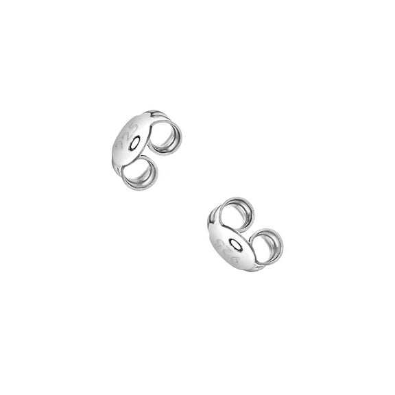 Replacement Pair 925 Sterling Silver Earring Standard Backs