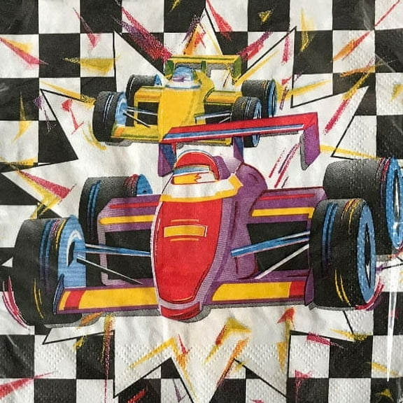 Racing 'Victory Lane' Lunch Napkins (16ct)