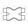 thumbnail image 2 of MagnaFlow Smooth Trans X 3/3 X 14 SS, 2 of 23