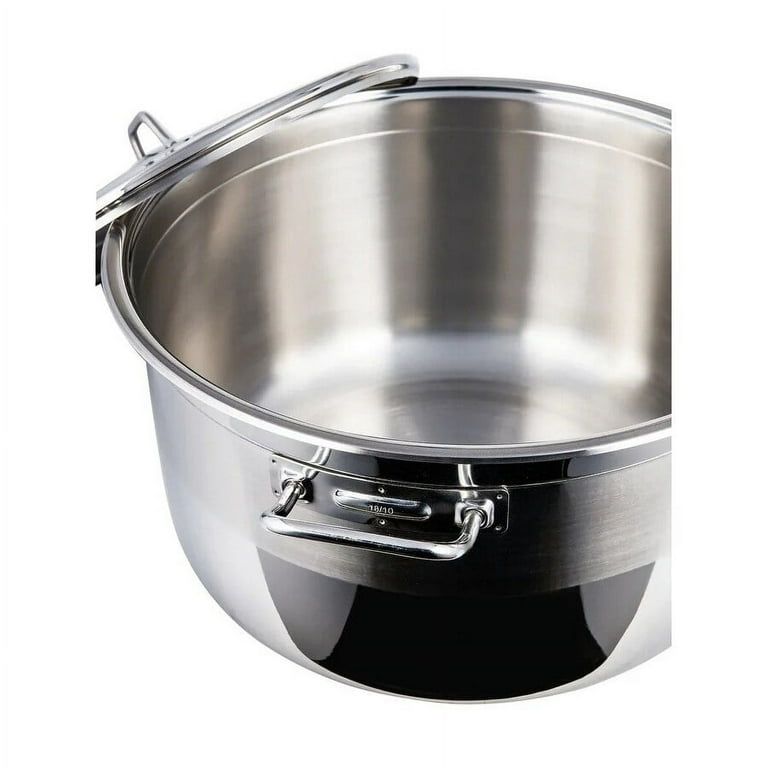  22.2Qt Commercial Grade Large Stock Pot Stainless