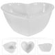 thumbnail image 3 of EeaseMX Cuenco de cerámica con forma de corazón para ensalada de frutas, postres y comida, ideal para el hogar, restaurante y cocina (blanco), 3 of 7