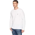 thumbnail image 4 of Nautica T-Shirt à Manches Longues Uni à Col Ras du Cou pour Homme, Blanc Éclatant, Petit, 4 of 4