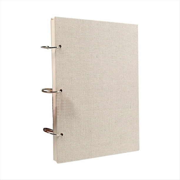 Cuaderno de Bocetos en Espiral Retro, Tapa de , 120 PáGinas, 160 G/M², Cuaderno de Hojas Sueltas Recargable de Grosor, Tapa (16 K)