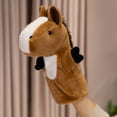 thumbnail image 6 of Creative Horse Stuffed Animal Plush Puppet，Soft Plush Puppet for Storytelling Role Playing Teaching, Easter Basket Mat, 6 of 7