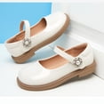 thumbnail image 6 of jiaxiM Girls Mary Jane Dress Shoes Platform Loafers Flats School Uniform Closed Toe Shoes for Age 2-13 Years, 6 of 9