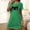 Green, variant on Pajamas for Women Nightgown Lightweight Pajamas for Women Women's Oversized Short Nightgown Fashion Chest Print Short Sleeve Nightdress