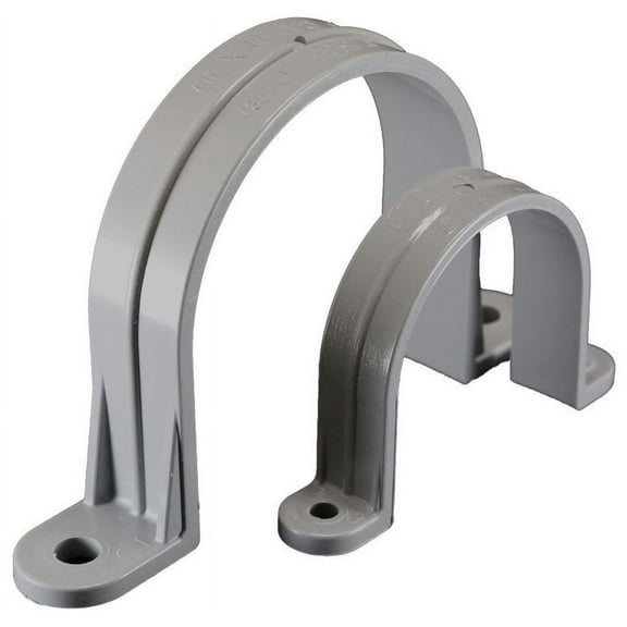 Cantex Two Hole Strap, Conduit; Pipe Use, 3 in, PVC, None 5133740