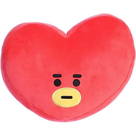 Aurora 44203 14 in. Lovable BT21 Tata Collectible Fun Delightful Cuteness Stuffed Animal Toy, Red