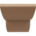 thumbnail image 2 of 9"W x 18"D x 9"H Wide Crestline Rough Cedar Woodgrain TimberThane Corbel, Primed Tan, 2 of 6