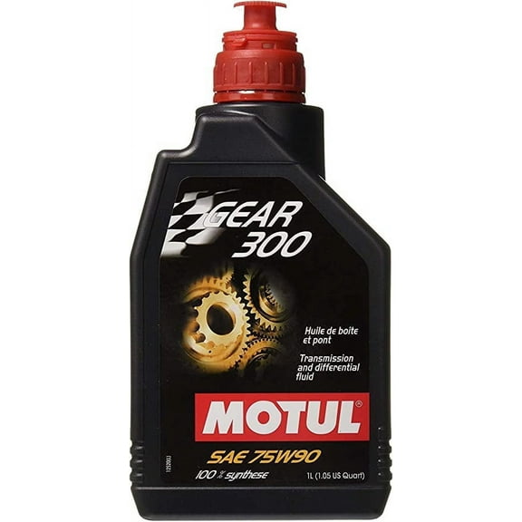 Motul Gear 300 75W-90 SynTransmission Fluid Oil - 3 pack. (3 Liters) 105777
