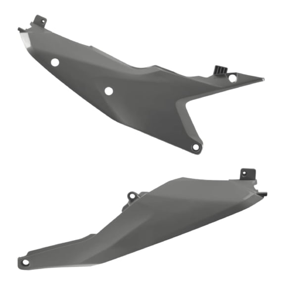 Polisport Motocross (MX) Replica Plastics Side Panels for KTM SX/SX-F/XC/XC-F (2023-2026) Dirt Bike – OEM Quality, Durable, Flexible & Perfect Fit – Nardo Grey