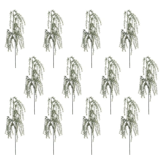 Ashland Artificial Rosemary Stem, Cascading Dripping Greenery for Floral Arrangements, Green, 27", 12 Pack