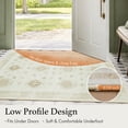 thumbnail image 4 of TURCURNO Washable Large Area Rugs 10x14 Living Room,Unique Neutral Geometric Star Medallions Floral Rug with Stain Resistant,Non-Skid Soft Carpet for Bedroom Dining Room,Retro Home Decor,Beige, 4 of 10