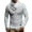White, variant on Ahabrexf Shirts for Men, Shawl Collar Pullover Sweater Casual Slim Button Textured Knit