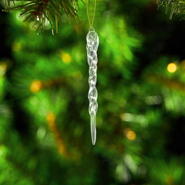 Carámbanos navideños falsos Jadeshay 12 piezas 13 cm