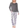 thumbnail image 5 of Ekouaer Pajamas For Women Comfy Long Sleeve Jogger Set Lounge Pjs Set With Pockets polka dots, 5 of 6