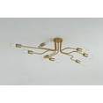 thumbnail image 2 of Aiwen 8 Lights Sputnik Semi Flush Mount Ceiling Lamp Metal Chandelier, 2 of 8