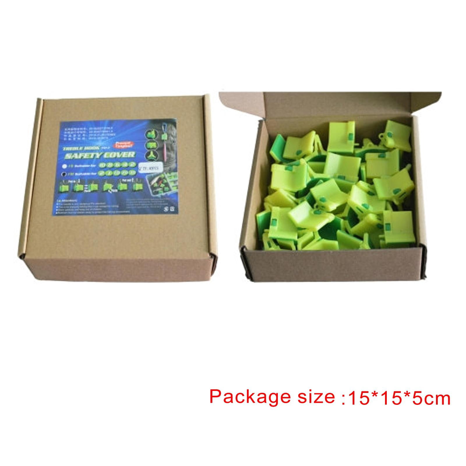 40x Hooks Safety cap easily to Access Strong Hooks Holder Fishing Tackle Tools
