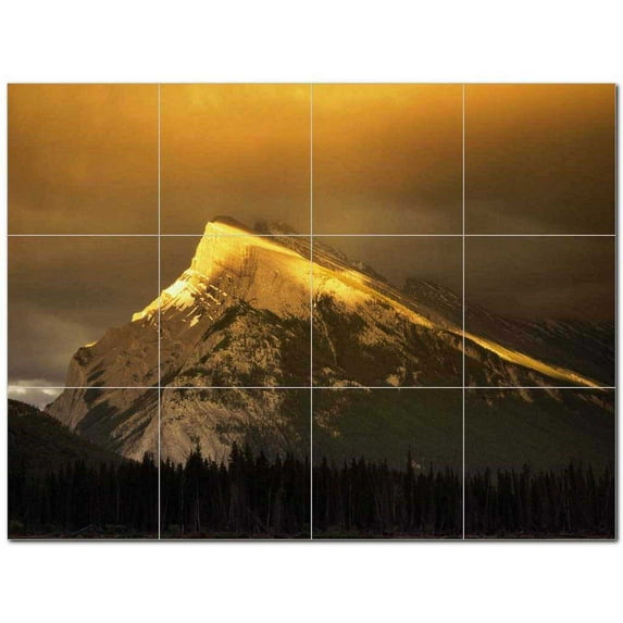 Mountain Picture Ceramic Tile Mural Kitchen Backsplash Bathroom Shower 405581-S43