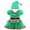 Green, variant on vastwit Girls Christmas Elf Santa Claus Costume Sequined Ice Skating Ballet Dance Tutu Dress with Hat Green 5