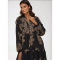 thumbnail image 5 of Printed Long Sleeve Viscose Maxi Dress, 5 of 6