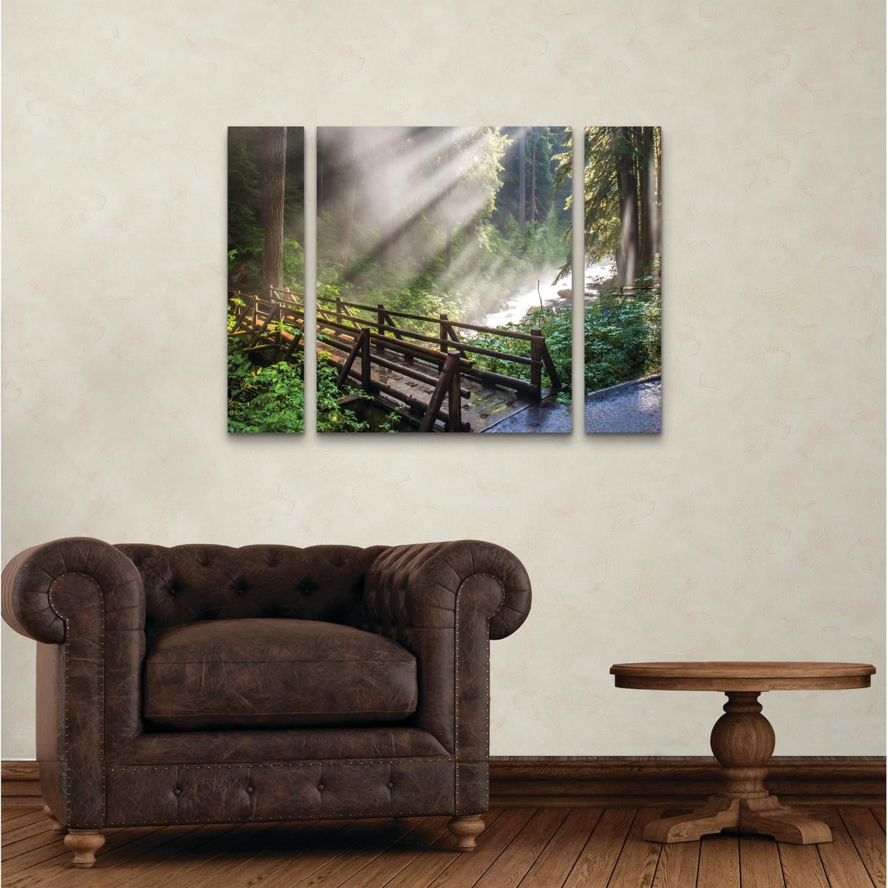 Trademark Fine Art 'Forest Sunlight' Canvas Art by Pierre Leclerc