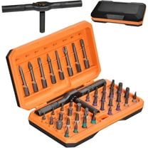 42 In 1 Magnetic Screwdriver Set, Multi Bit Magnetic Drive Set with Detachable Ratchet Handle and Storage Case, Precision Repair Tool Kit for Furniture Computer Bicycle DIY Electronic Repair