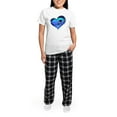 thumbnail image 5 of CafePress - Orca Women's Light Pajamas - Women's Short Sleeve Print T-Shirt and Pants Light Cotton Pajama Set, 5 of 7