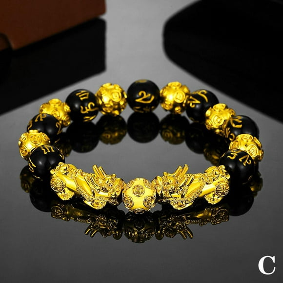 Fortune Mantra Gold Bracelet for Men Q3A5