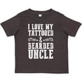 thumbnail image 3 of Inktastic I Love My Tattooed & Bearded Uncle Boys Toddler T-Shirt, 3 of 5
