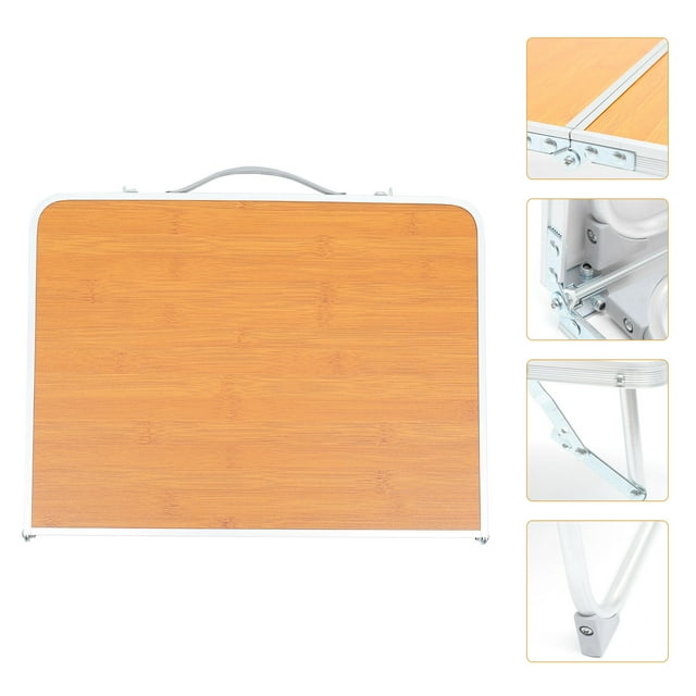 OULII Table Pliante Compacte Design Simple 1 Ensemble pour Usage Extérieur