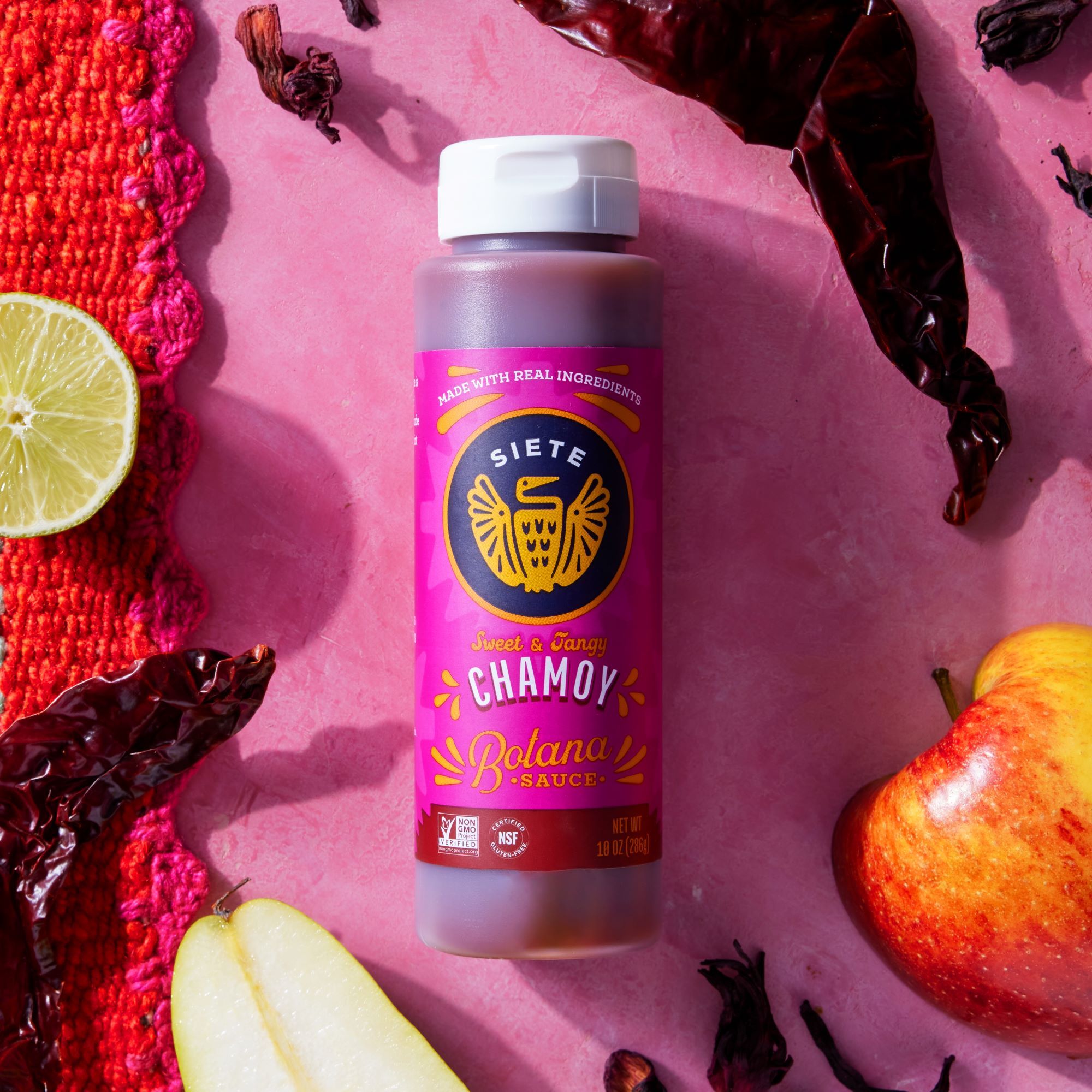 Siete Sweet and Tangy Chamoy Sauce, Mexican Dip and Condiment, 10 oz ... Siete Sweet and Tangy Chamoy Sauce, Mexican Dip and Condiment, 10 oz ...