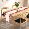 thumbnail image 3 of Hearth & Gear Spring Color Flower Print Table Runner Home Living Room Dining Table Decoration Tablecloth Mat Coffee Table Cloth Linen Tablecloth Table 50 Inches Long Table Winter Fall Table 120 Inches, 3 of 5